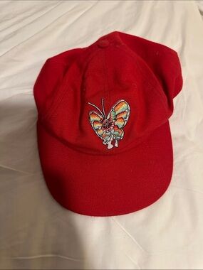 Supreme Gonz Butterfly Red Snapback Hat